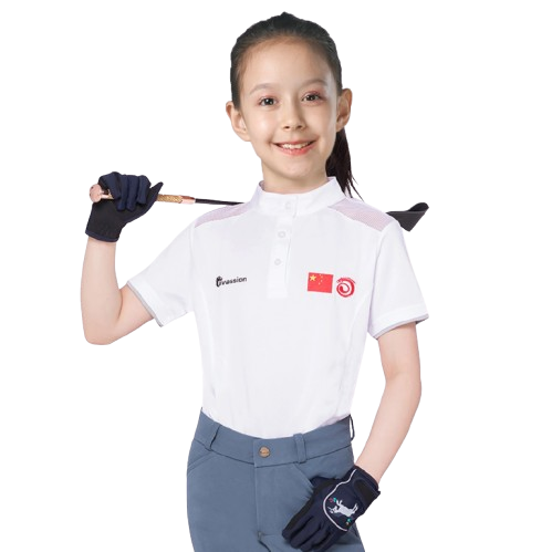 Camiseta Curta Equestre Infantil