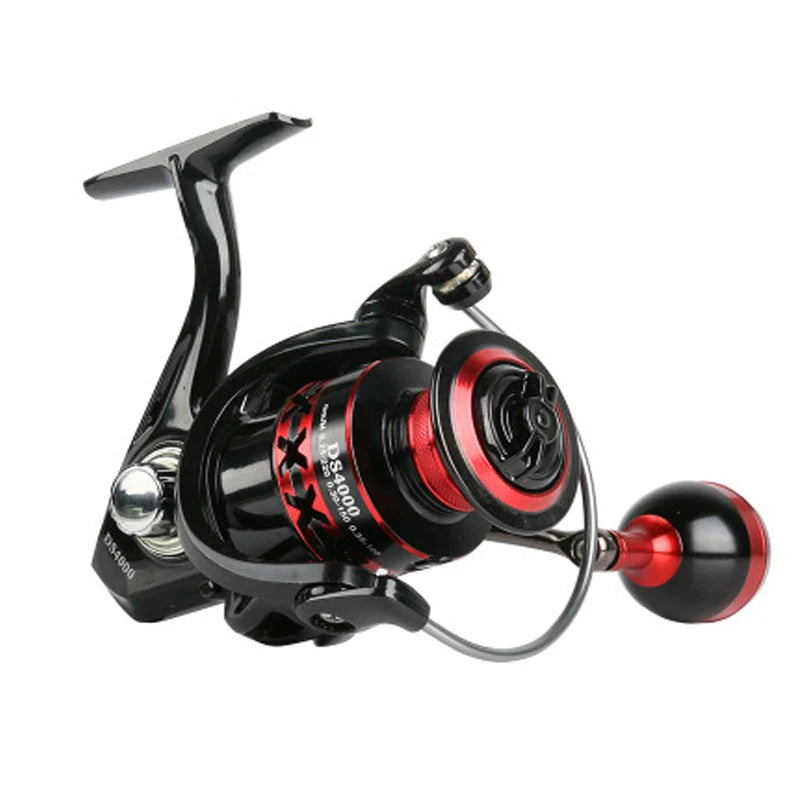 O Carretel Spinning Carpa 2024 oferece durabilidade e performance em metal. Perfeito para pesca em água doce e marinha, garante capturas suaves e eficientes!