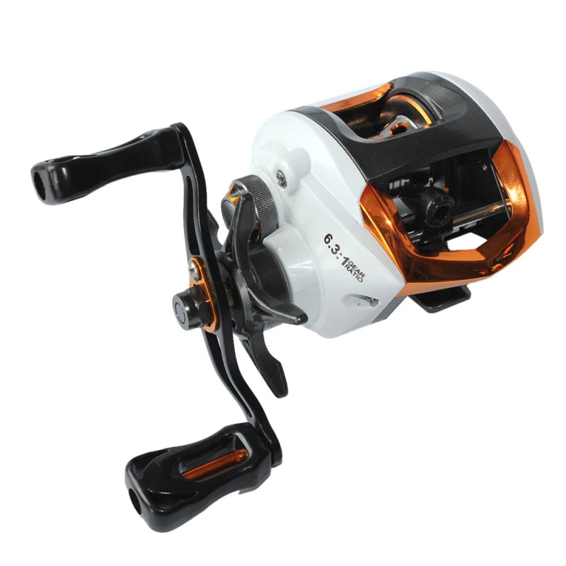 Lixada-Rolamentos Baitcasting Reel, Mosca De Pesca, Alta Velocidade, Sistema De Freio Magnético, 12 + 1