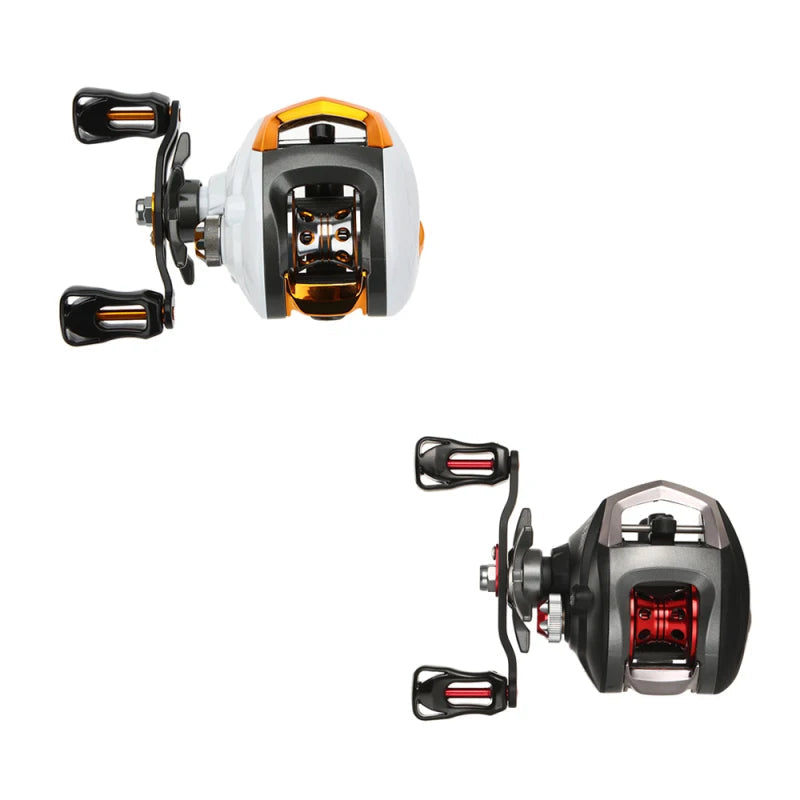 Lixada-Rolamentos Baitcasting Reel, Mosca De Pesca, Alta Velocidade, Sistema De Freio Magnético, 12 + 1
