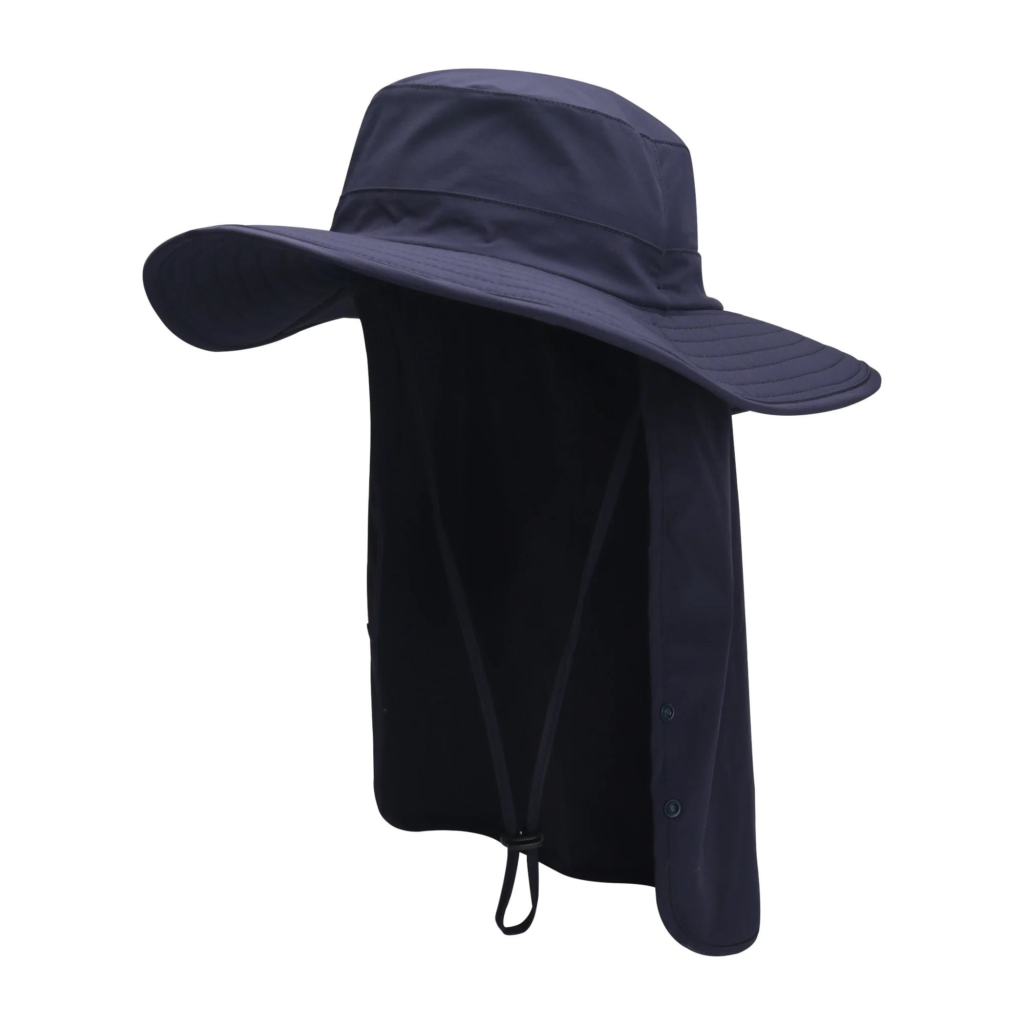 Chapéu Ajustável com Aba de Pescoço: projetado para proteção extra contra o sol, com ajuste confortável. Ideal para pesca e atividades ao ar livre.