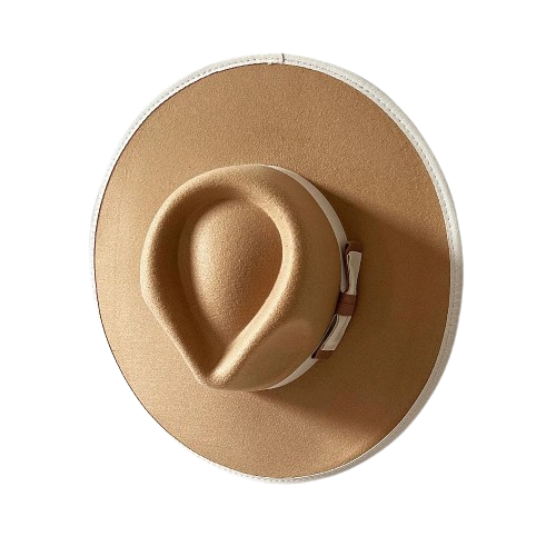 Chapéu Fedora Glamour Feminino: um acessório elegante em lã, ideal para eventos sofisticados. Adicione um toque de classe ao seu visual com seu design atemporal e aba larga!