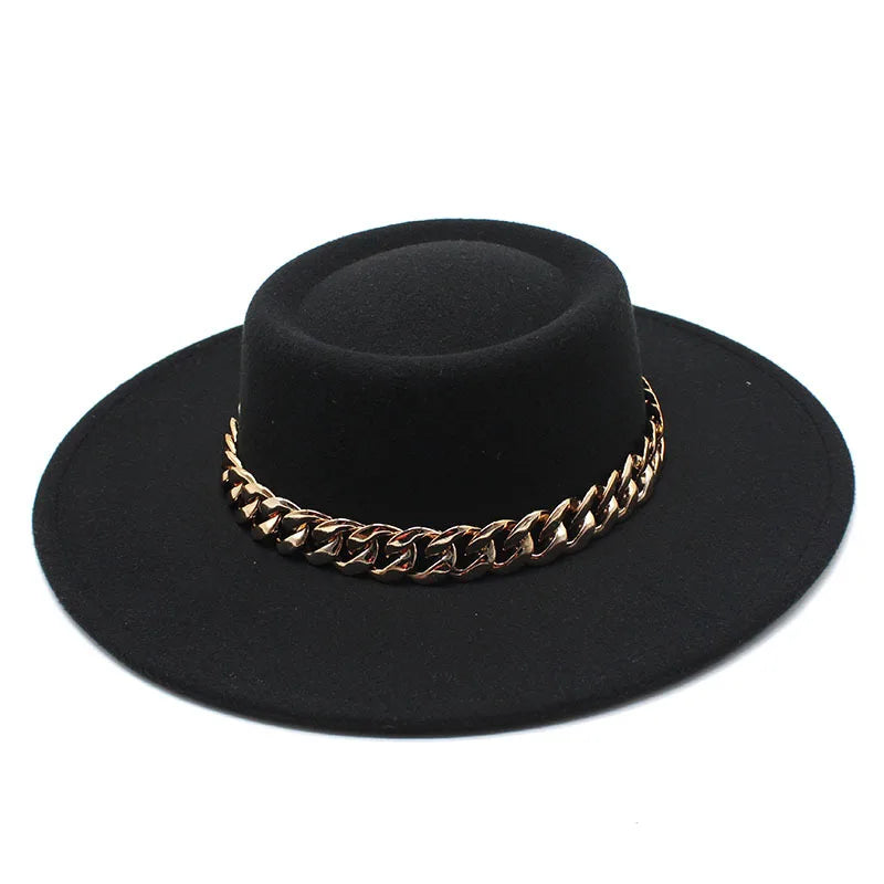 Chapéu Fedora de Feltro Britânico: clássico e elegante, ideal para outono e inverno. Confortável e versátil, ele adiciona sofisticação a qualquer look.