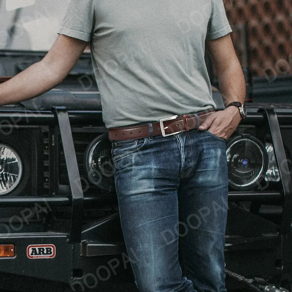Cinto Vintage Masculino com Fivela