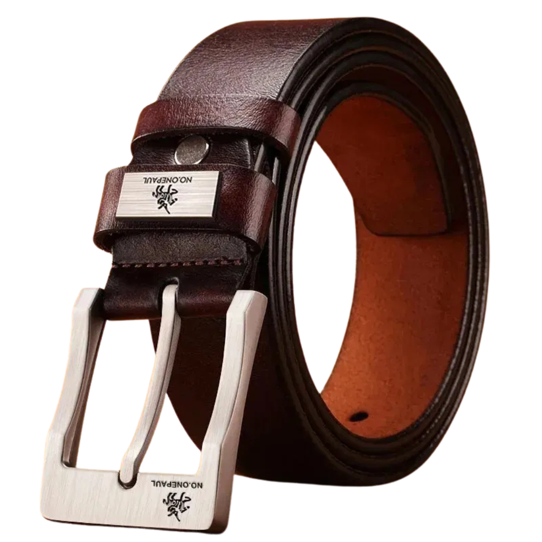 Estilo clássico e durabilidade! O Cinto de Couro Masculino com Fivela Vintage é o acessório perfeito para complementar seu visual com elegância e autenticidade.
