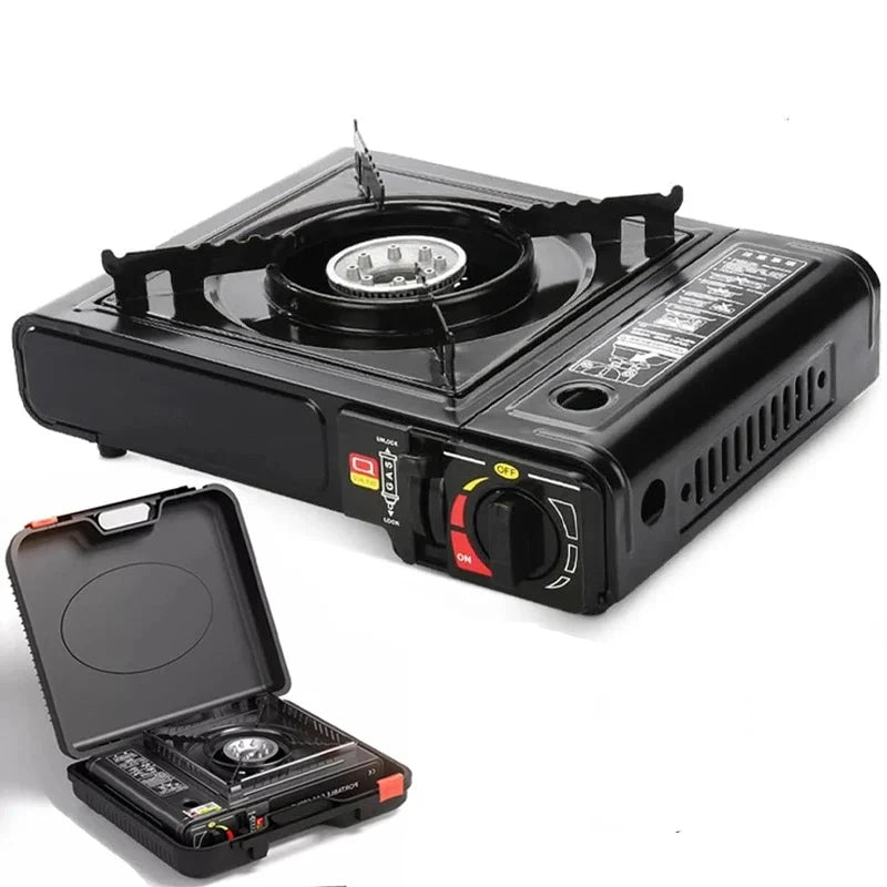 Fogão portátil ideal para pescaria, leve e compacto, perfeito para cozinhar ao ar livre. Fácil de transportar, proporciona praticidade e conveniência em suas aventuras.