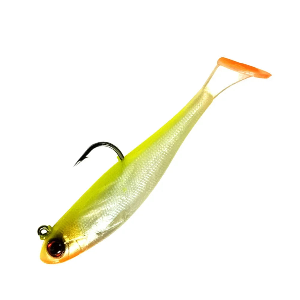 THORFORCE Soft T-Tail Isca De Pesca Isca Artificial Wobbler Walleye Perch Bass Pike Paddle Tail Swimbait
