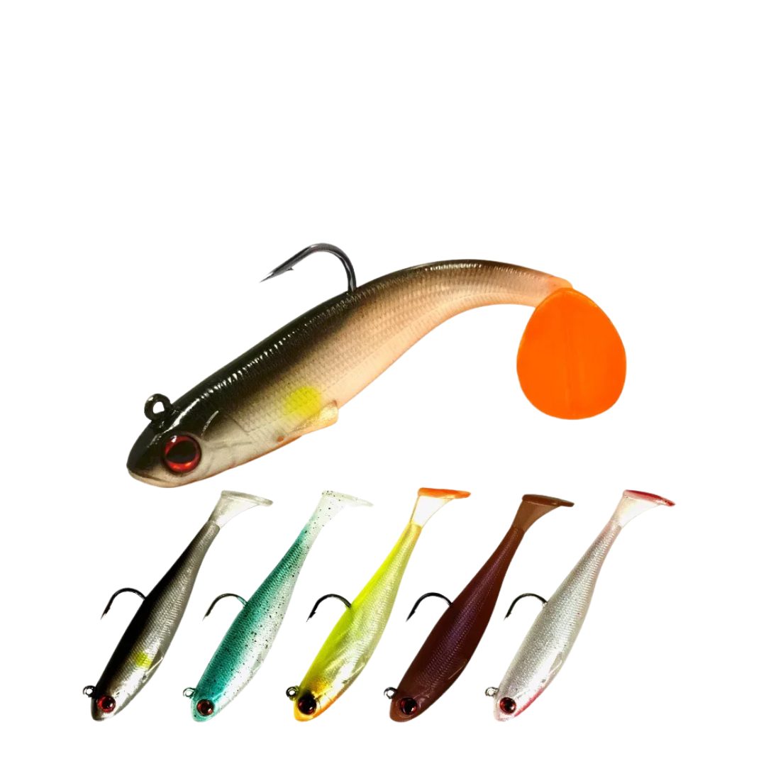 Isca Artificial THORFORCE Soft T-Tail para Pesca