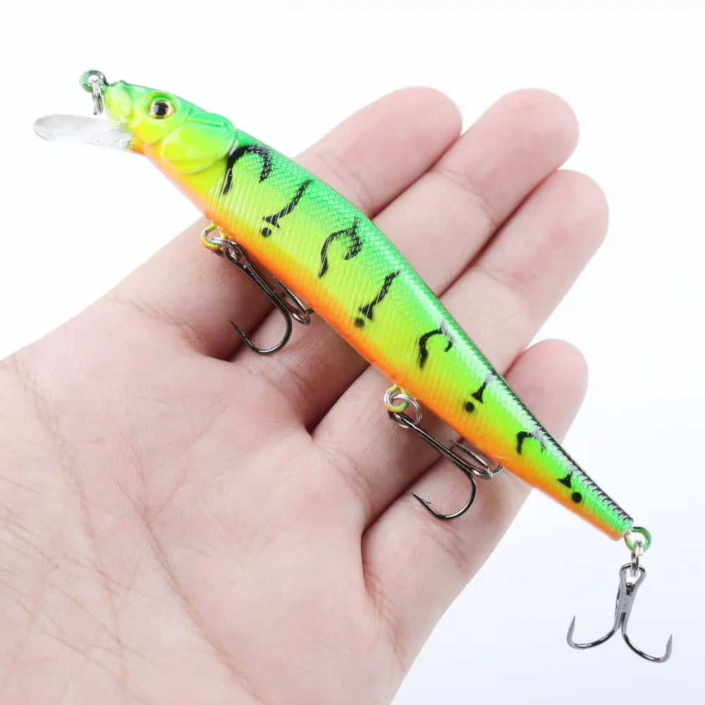 Artificial Bionic balanço isca dura, isca de pesca, Wobbler Tackle, olhos 3D, gancho, carpa, baixo, Pike, 11,5 centímetros, 14g, 5 pcs, 10pcs