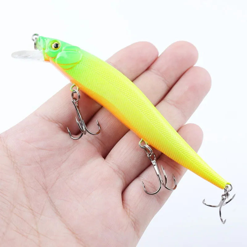 Artificial Bionic balanço isca dura, isca de pesca, Wobbler Tackle, olhos 3D, gancho, carpa, baixo, Pike, 11,5 centímetros, 14g, 5 pcs, 10pcs