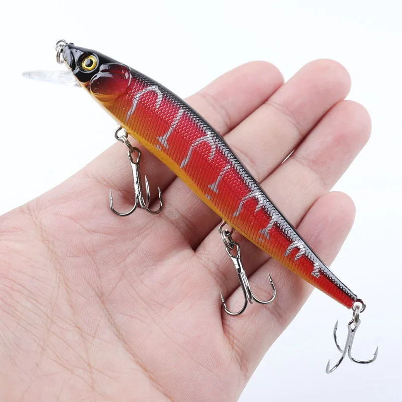 Artificial Bionic balanço isca dura, isca de pesca, Wobbler Tackle, olhos 3D, gancho, carpa, baixo, Pike, 11,5 centímetros, 14g, 5 pcs, 10pcs