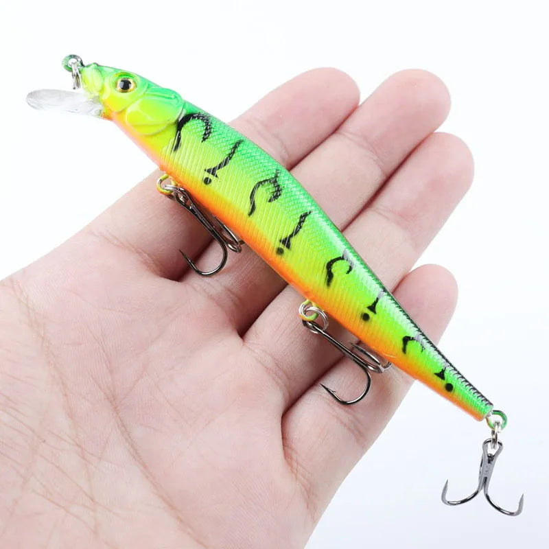 Artificial Bionic balanço isca dura, isca de pesca, Wobbler Tackle, olhos 3D, gancho, carpa, baixo, Pike, 11,5 centímetros, 14g, 5 pcs, 10pcs