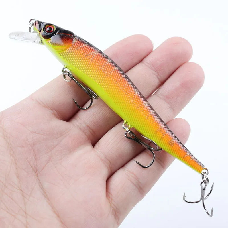 Artificial Bionic balanço isca dura, isca de pesca, Wobbler Tackle, olhos 3D, gancho, carpa, baixo, Pike, 11,5 centímetros, 14g, 5 pcs, 10pcs