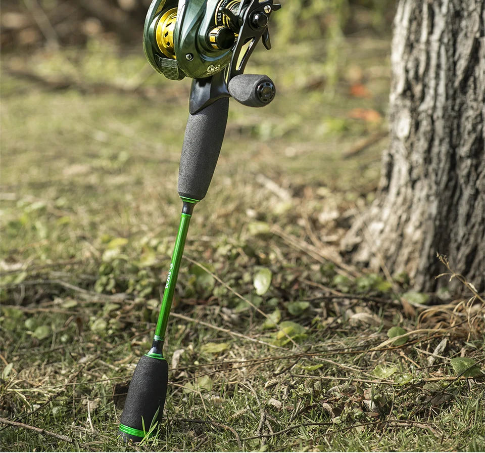 LINNHUE-Vara De Pesca De Giro Super Macio, Isca De Alimentador Ultra Leve, 2 Seções, 1.68m, 1.8m, UL