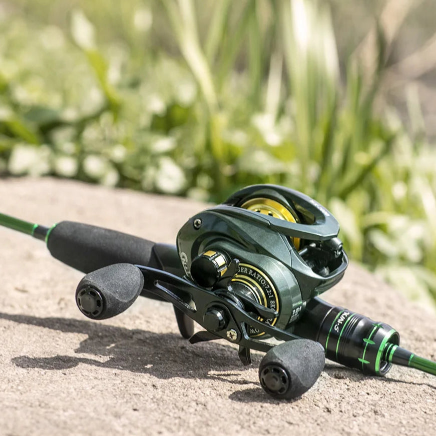 LINNHUE-Vara De Pesca De Giro Super Macio, Isca De Alimentador Ultra Leve, 2 Seções, 1.68m, 1.8m, UL