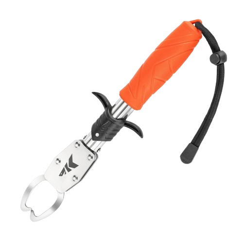 Alicate de Contenção de Peixe - feito em aço inoxidável durável, com punho antiderrapante para uma pegada segura. Ideal para prender seus peixes com confiança.