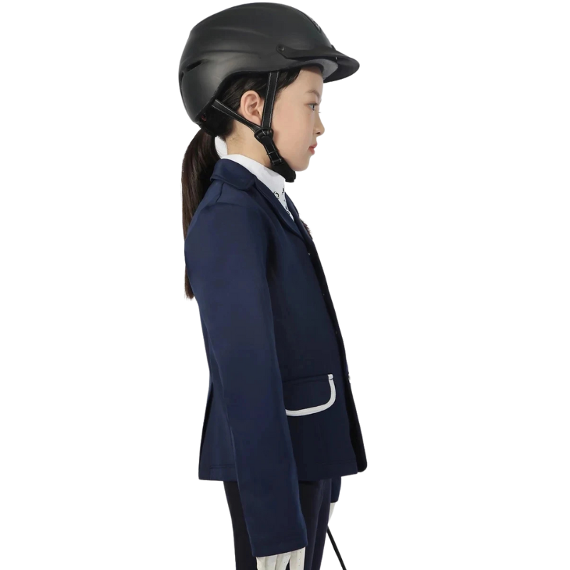 Blazer Infantil para Equitação, elegante e confortável, perfeito para eventos e treinos.