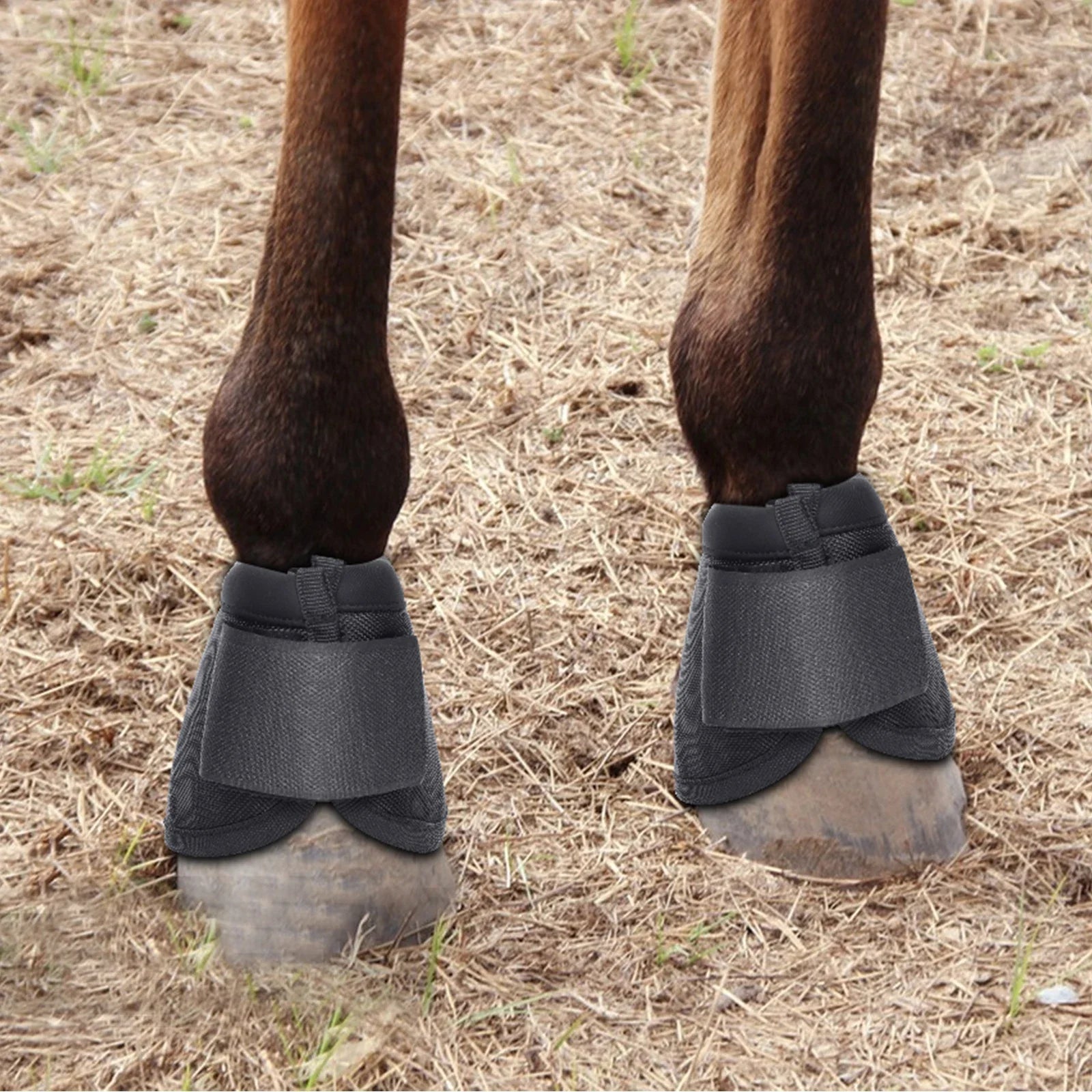 Boleteiras para equitação em material durável, proporcionando segurança e conforto para o cavaleiro durante a montaria