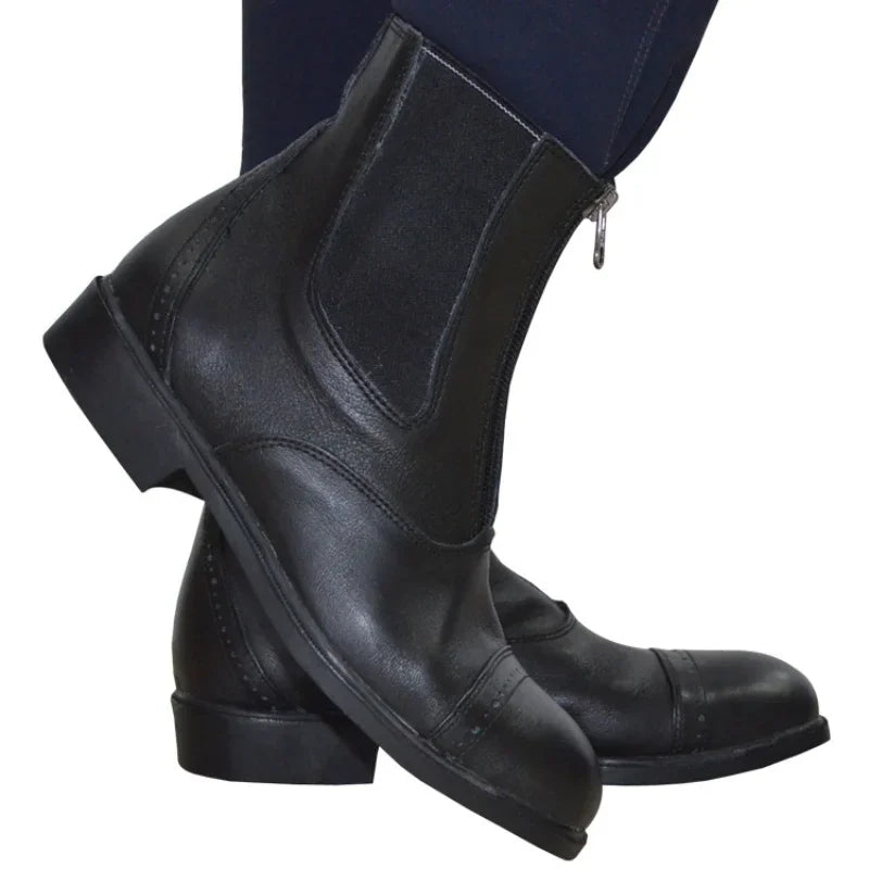 Botas equestres personalizadas para homens e mulheres, equitação, alta qualidade, sapatos de zíper, unisex, novo