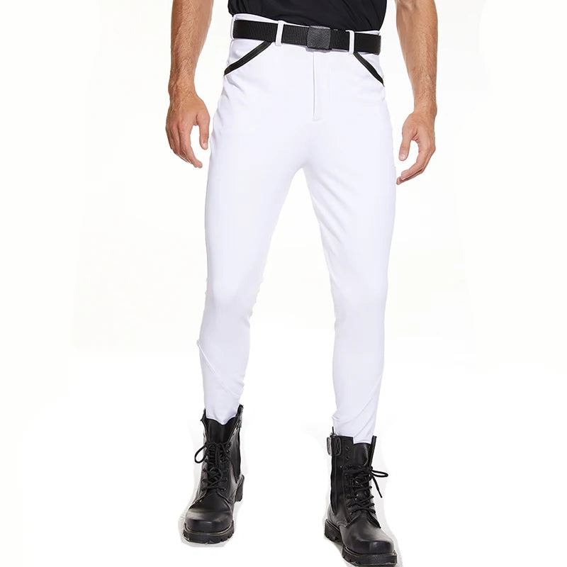 A Calça Masculina de Hipismo proporciona conforto e resistência. Com ajuste perfeito e material flexível, é ideal para treinos e competições!