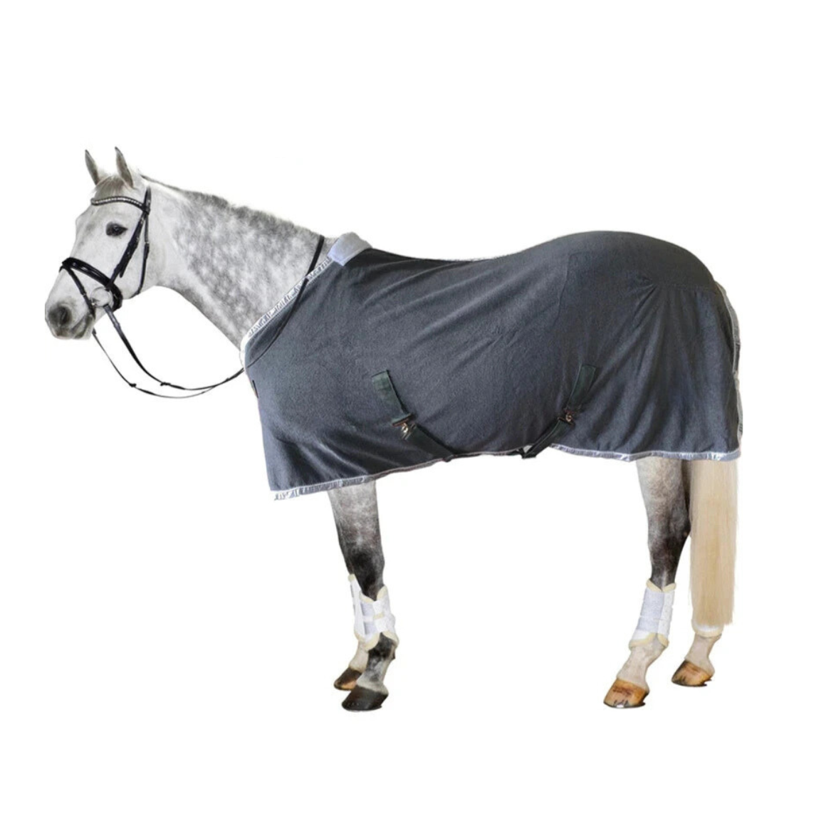 Capa de proteção em Polar Fleece estilo britânico, confortável e elegante, ideal para proteger contra o frio.