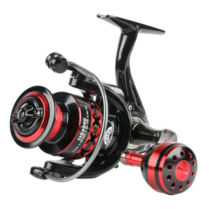 O Carretel Spinning Carpa 2024 oferece durabilidade e performance em metal. Perfeito para pesca em água doce e marinha, garante capturas suaves e eficientes!