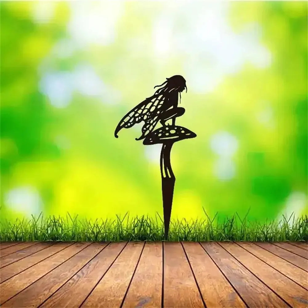 Fadas Metálicas Decorativas Encanto e Beleza para o Jardim