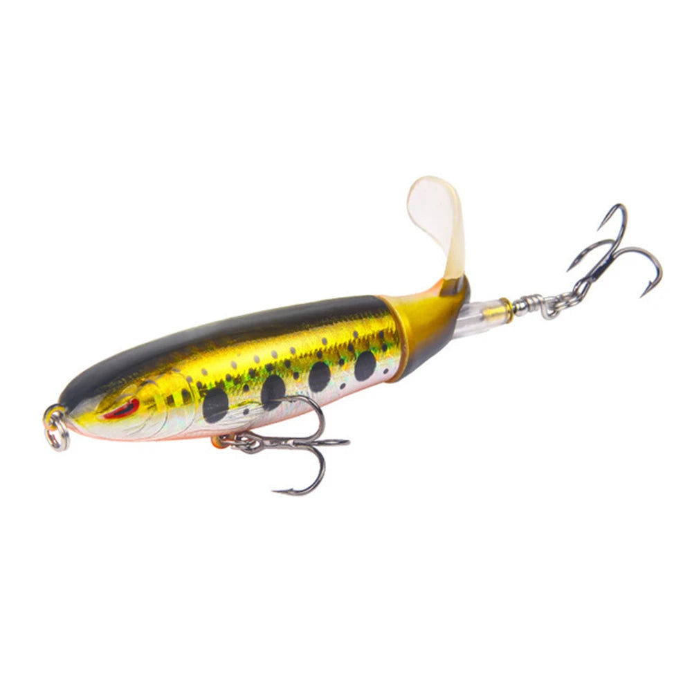 Isca Artificial Hard Plopper Cauda Rotativa