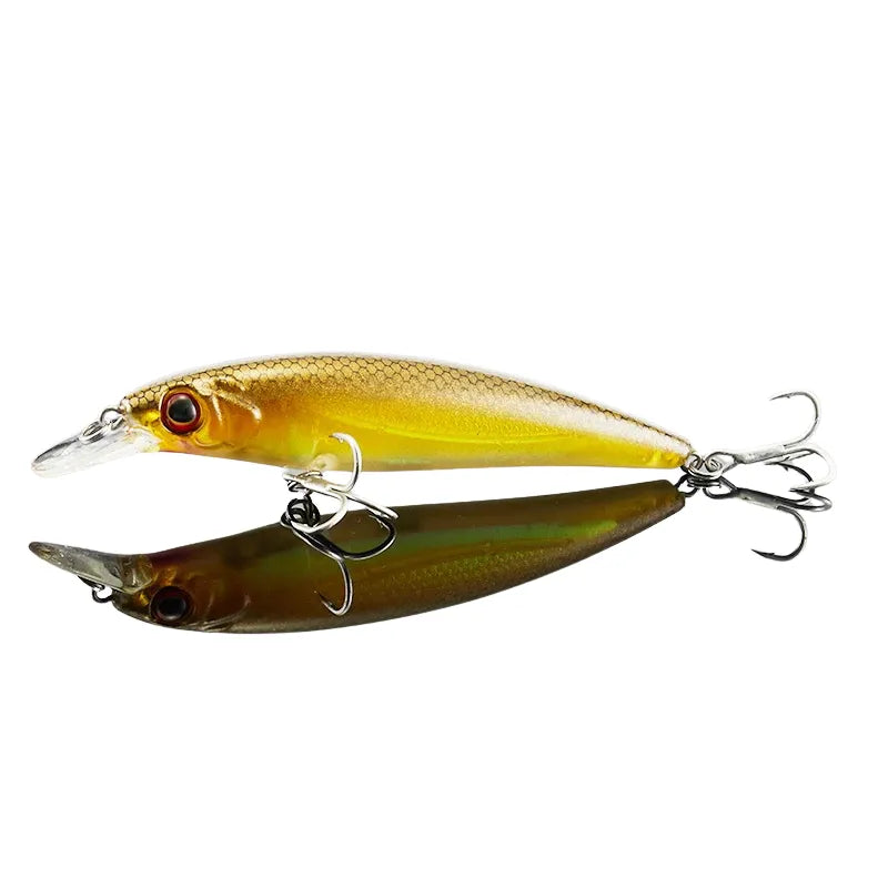 Isca Artificial Minnow com Sistema de Bolas de Tungstênio, Precisão e Longo Alcance para Pesca Profissional.