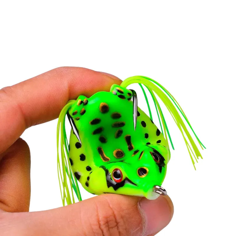 Isca de Pesca Sapo com Olhos 3D - 2 Peças