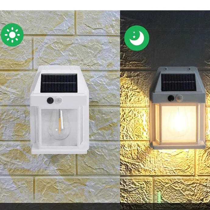 Ilumine seu exterior com as Luzes Solares de Parede Impermeáveis! Com sensor de movimento, garantem segurança e praticidade em qualquer ambiente.