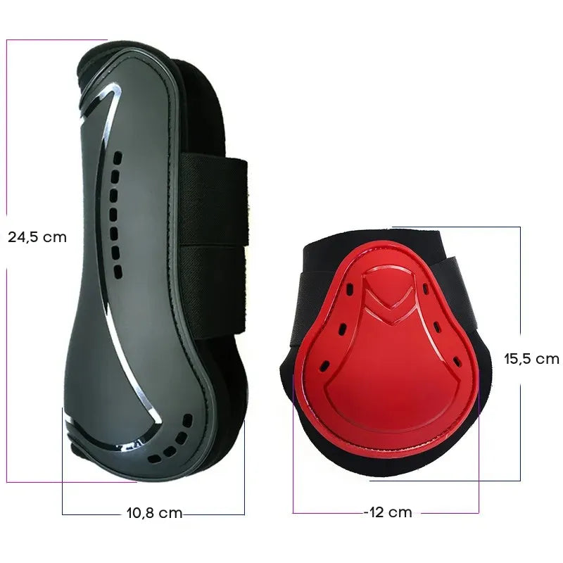 Protetor de Pernas para Cavalos - Conjunto Completo