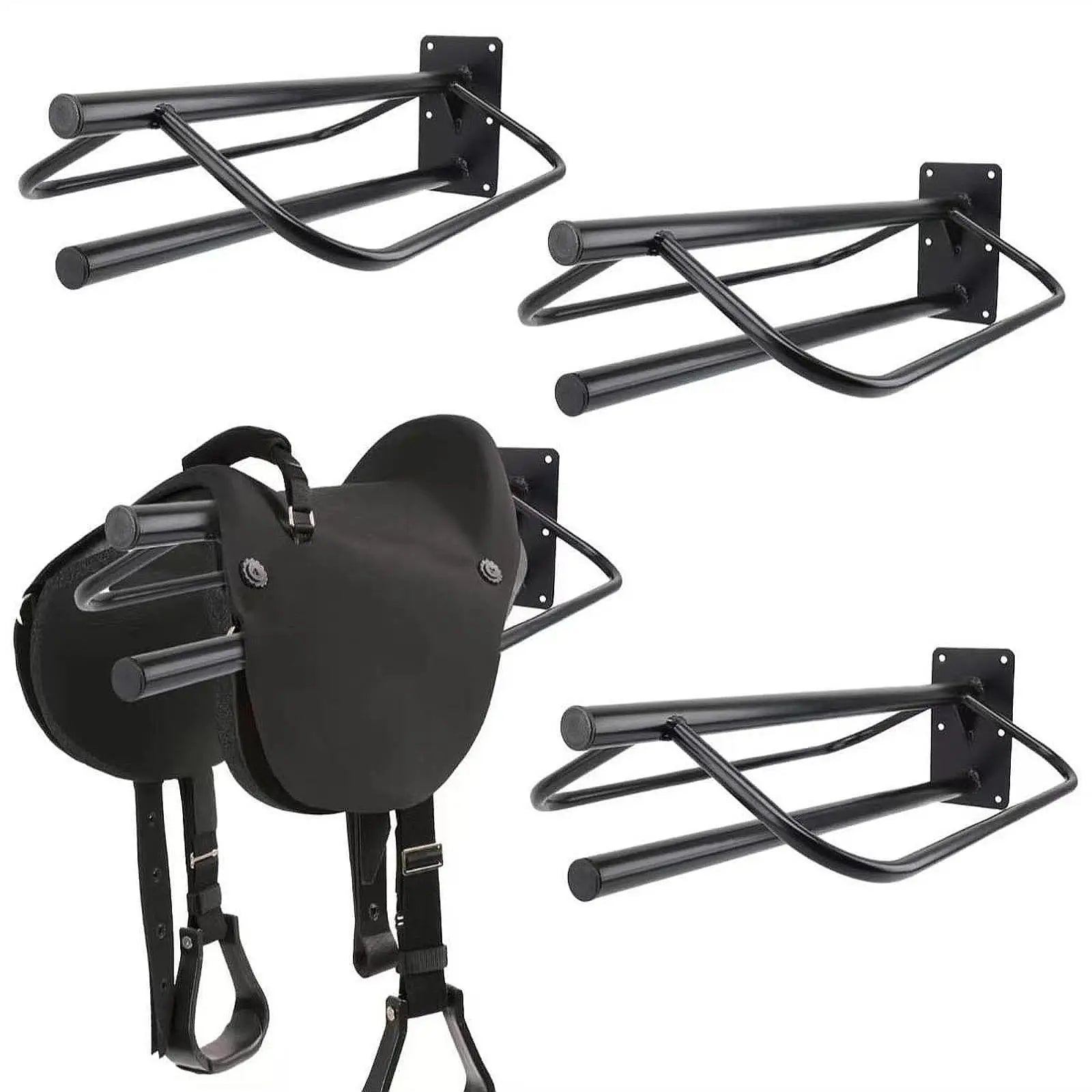Multifuncional Saddle Storage Rack, Wall Mount, Heavy Duty, Western Saddle, Rack para Celeiro, Horse Tack, Quarto, Farm Stable Stand