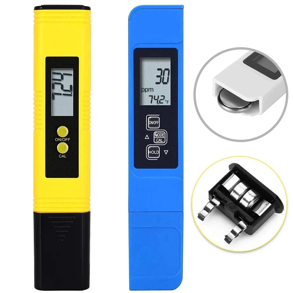 O Testador Digital de Qualidade da Água mede pH e TDS com precisão, garantindo água pura e segura. Ideal para aquários e uso doméstico, fornece resultados rápidos e confiáveis!